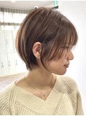 ショートカラー髪質改善
