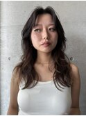レイヤーカット/海外風レイヤーカット/ブラウンヘア