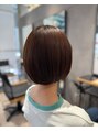 エアー(AIR) 頭が小さく見えるコンパクトボブも丁寧に仕上げます!