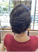 優雅な印象なシニヨンセットデザイン！