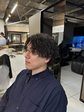 アイズ 海老名(AIZU) サーフカール　波巻きスパイラルパーマ　海老名パーマ　メンズ