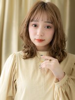 カバーヘア ブリス 志木南口駅前店(COVER HAIR bliss)&nbsp;□細めハイライトエアリーミディアムウルフ307-2志木20代30代