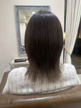 フレーム へアアンドトリートメント 天王寺北口店(FRAME) ブリーチしてても酸性ストレート