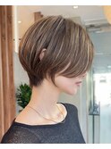 大人くびれショート上品ショートショートボブ表参道青山