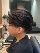 アトラクト バイ ラック 津田沼(Attract by LUCK) 毛流れセンターパート/津田沼/メンズパーマ/ハイトーン/ブリーチ