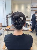 タイトリボンカチモリ ＊ お呼ばれヘアセット