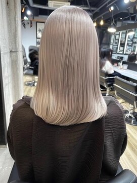 ネハス 名古屋栄店(nehus.) ブリーチ/クラゲヘアー/小顔に見せるヘア/ココアベージュ