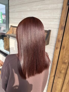 フゥカ 類家店(fuka) 【ツヤ感◎】オレンジブラウンカラー
