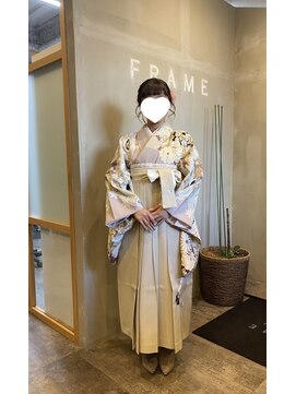 フレーム なんば店(FRAME) ▽袴着付け
