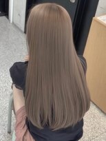 ネハス 名古屋栄店(nehus.)&nbsp;ミルクティーベージュブリーチなしダブルカラーレイ