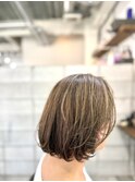 大人カジュアル切りっぱなしボブ　　2603