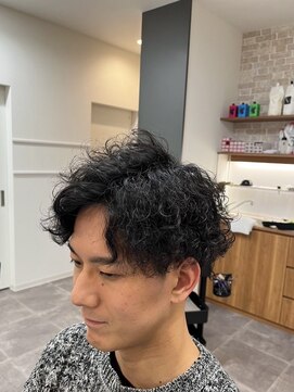 コージーヘアー(kozy hair) センターパート スパイラル