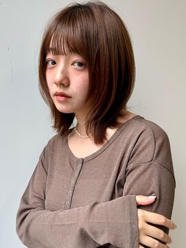 ヴェイン 渋谷(vain) ショートボブ レイヤーカット 顔周りカット 透明感カラー 渋谷
