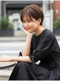ショートボブ髪型20代30代40代50代前髪あり前髪なし面長丸顔越谷