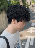 シャドウパーマ　韓国風パーマ　ルーズパーマ