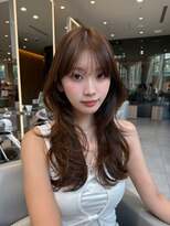 ミンクス 原宿店(MINX) ミディアムレイヤーベージュカラー透明感カラーミントカラー