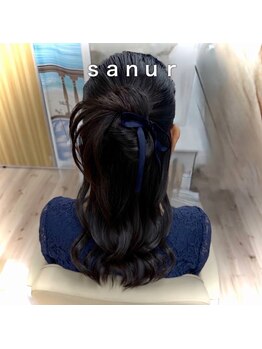 サヌール 東京京橋の写真/［ヘアセット￥2,500～]パーティー前やイベントに最適♪崩れにくいヘアセットで最高の一日を◇［京橋/銀座］