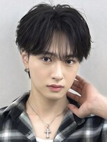 ハイプ(HYPE)&nbsp;ナチュラルマッシュ/韓国マッシュ/ニュアンスパーマ/メンズ/眉毛