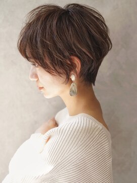 マグ ギンザ(mag ginza) 【絶壁解消】くびれマッシュショート×イルミナショコラベージュ