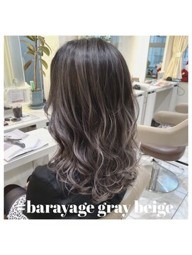 アッシュ 大宮店(Ash) グレージュバレイヤージュ☆