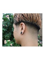 ホープ 渋谷(HOPE) 重めフェードカット