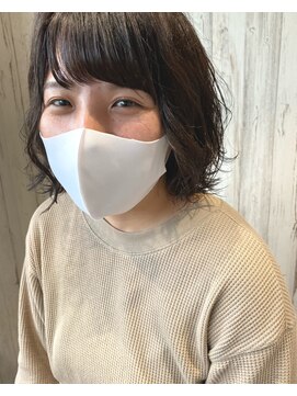 シュクルヘアー(Sucre Hair) ボブ×暗めのブラウンmixカラー