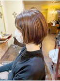 【硬毛、多毛、癖毛の方でも収まるショートBOB】
