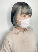 フェイスフレーミング×ミントグリーン