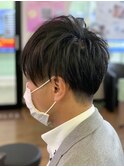 ニュアンスマッシュパーマショートレイヤー刈り上げ 11