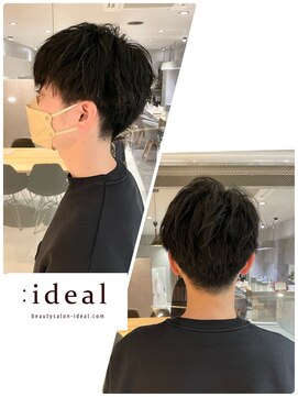 アイディール(:ideal) ナチュラルなマッシュショート×ツーブロック