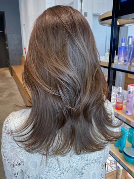 アイティーバイアルバム 八王子店(IT by ALBUM) グレージュロング_マチルダボブピンクベージュ_ba460281