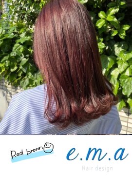 エマヘアデザイン(e.m.a Hair design) レッドブラウン