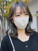 プール(POOL) 【TAISEI】似合わせカット+イヤリングカラー(ターコイズ)