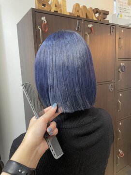 グローバルヘアー バランス(global hair BALANCE) 10代20代 ブルーカラー/ダブルカラー/ブリーチ