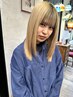 [ブリーチ毛×エイジング毛メニュー]カット＋日本最高級髪質改善ストレート