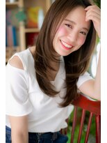 カバーヘア ブリス 大宮西口(COVER HAIR bliss)&nbsp;ココアブラウンハイライトカラー小顔レイヤーh3大宮20代30代40代