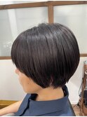 美髪矯正×ショートスタイル