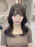【顔周りのデザインが決まる】カット+前髪縮毛矯正