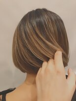 ヴィフアヴェダ(Vif AVEDA)&nbsp;ミニボブ×白髪ぼかしカラー