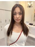ミディアムレイヤースタイル