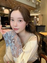 ジーナ 姪浜(Zina)&nbsp;髪質改善＊小顔くすみフェミニンロングベージュ＊【Zina姪浜】