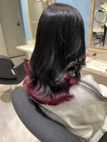 アソビセカンド 原宿(ASOBI 2nd)&nbsp;裾カラー　20代/30代/グラデーション