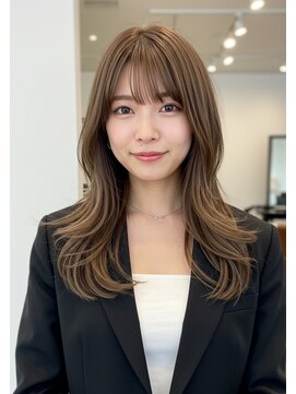 グルグル 下総中山店(GULGUL) ロング/顔周り/ブリーチなしカラー/前髪/下総中山