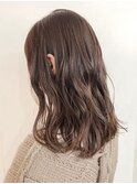 横浜西口大人ミディアムボブミディアムパーマ丸みレイヤーくびれ