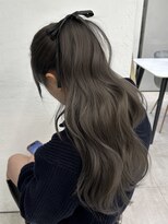 アマトウキョウ アユンチェ(AMA TOKYO×AYUNCHE) アッシュグレージュ オリーブグレージュ 透明感カラー