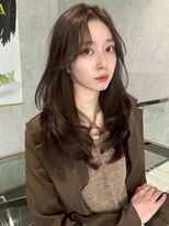 オンブレグレージュオリーブベージュくびれミディ大人美人