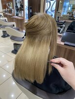 アッシュ 学芸大学店(Ash) ハイトーンハイダメージ毛　”気になるうねりに酸性ストレート”