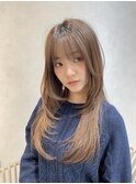 似合わせカット髪質改善縮毛矯正メルティカラーフェミニンロング