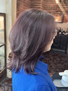 カラット(Carat+) レイヤースタイル×白髪ぼかしカラー　40代/50代/60代