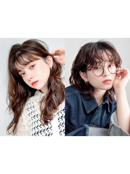 《コテ巻き風パーマ》質感と再現性にこだわりあり◎毎日がサロン帰りのような仕上がりに【門前仲町】